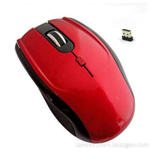 2.4G Wireless Optical Fashion Ergonomics Mouse (NV-M404RF)